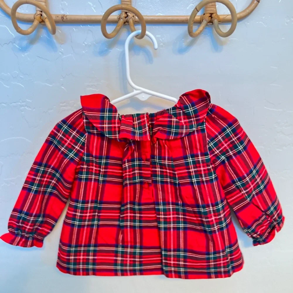 janie and jack christmas Classic tartan plaid patterning - Picture 4 of 6